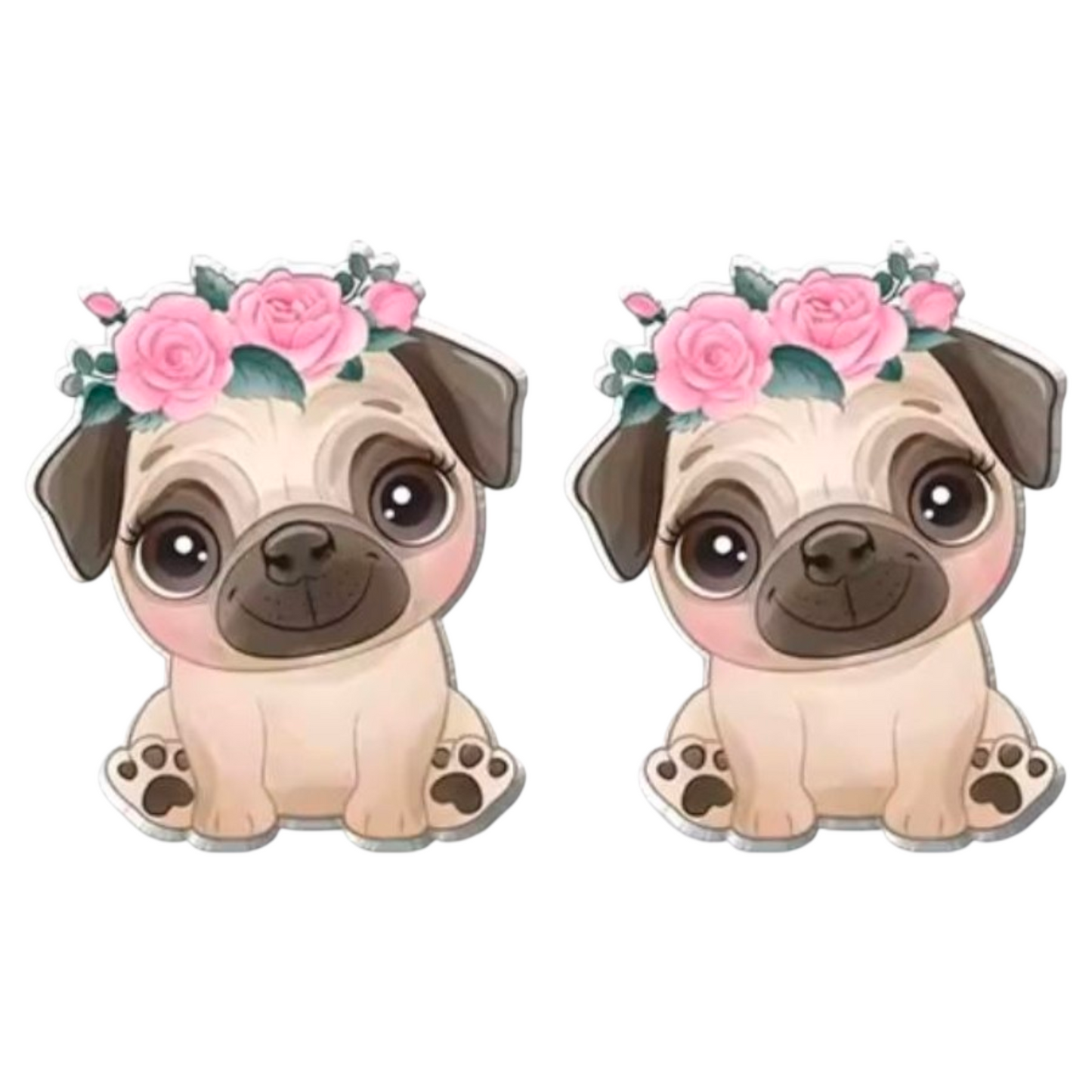 Adorable Dog Breed Post Earrings - Pug, Bulldog & French Bulldog